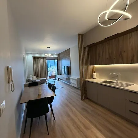 Luxury Garden Building Apartment 14Th Floor City Center Tirana דירה טיראנה